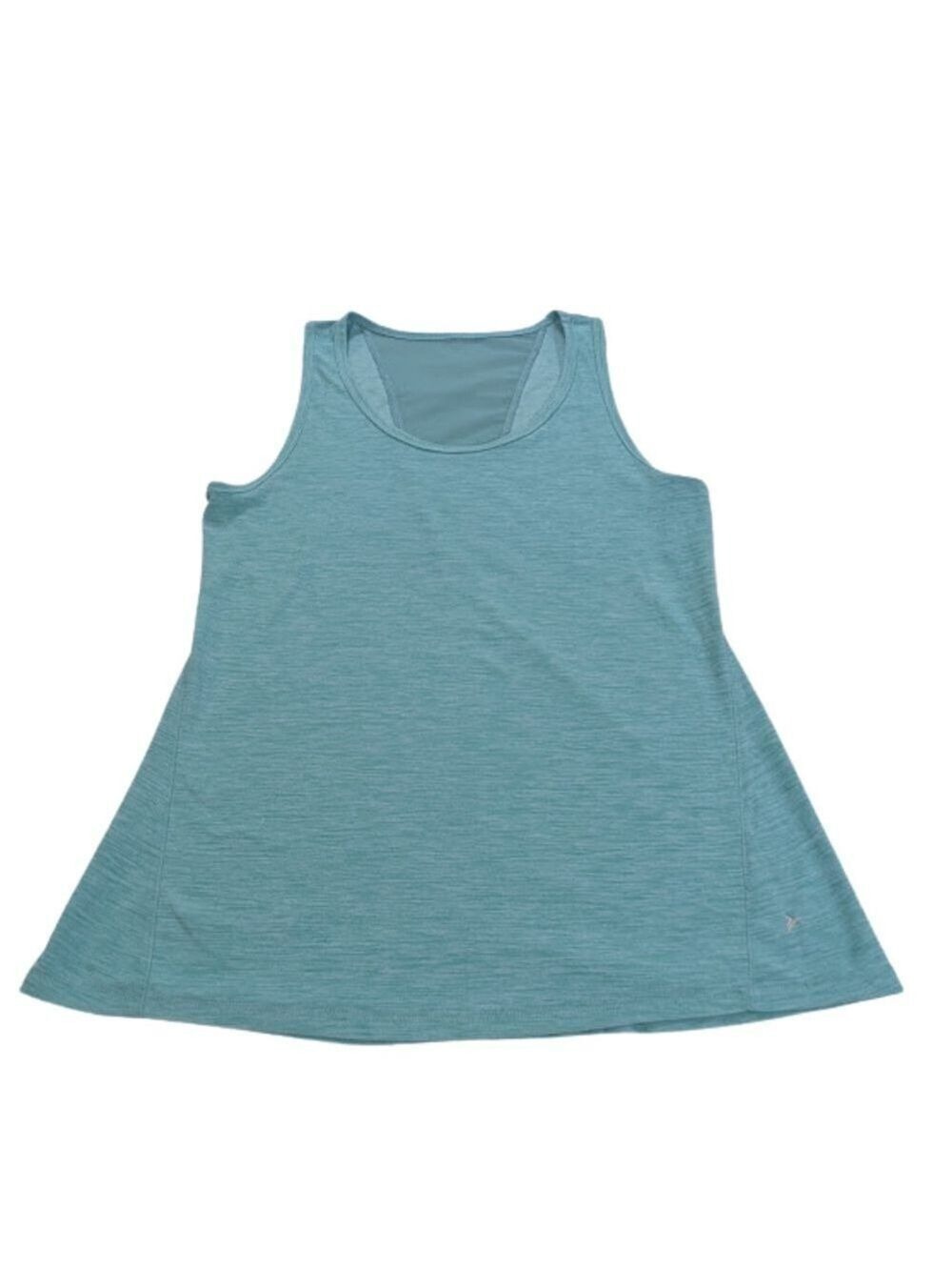 Old Navy Active Yoga Tank | Mesh Back Performance Athletic Top Teal Small